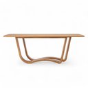 Ver imagem 4 de Aparador Wave em Madeira de Eucalipto Nobre e Tampo Mdf Lâmina Cinamomo 180cm Champagne