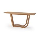 Ver imagem 2 de Aparador Wave em Madeira de Eucalipto Nobre e Tampo Mdf Lâmina Cinamomo 180cm Champagne