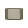 Armário Aéreo Canto Oblíquo 2 Portas 100% MDF Aurora - 3