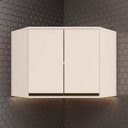 Ver imagem 1 de Armário Aéreo Canto Oblíquo 2 Portas 100% MDF Aurora