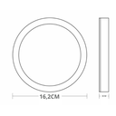 Ver imagem 6 de Painel Com Placa de Led Taschibra 12W Lys Redondo Sobrepor Bivolt 6500K Branco Frio
