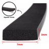 Espuma Fita Adesiva EVA | Borracha Vedação | e=2mmX10 Mts | Preta:7mm - 1