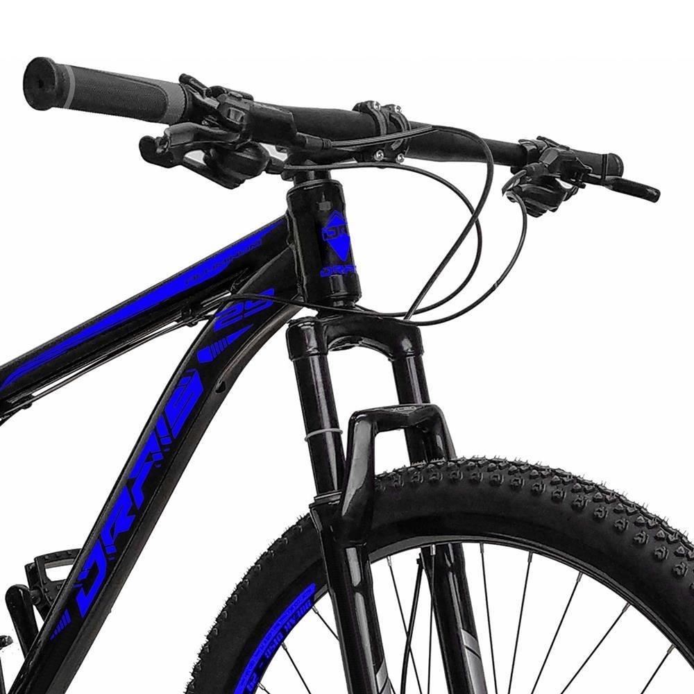 Bicicleta 24V Drais Aro 29 Freio a Disco Hidráulico Preto/Azul 17" - 223 - 2