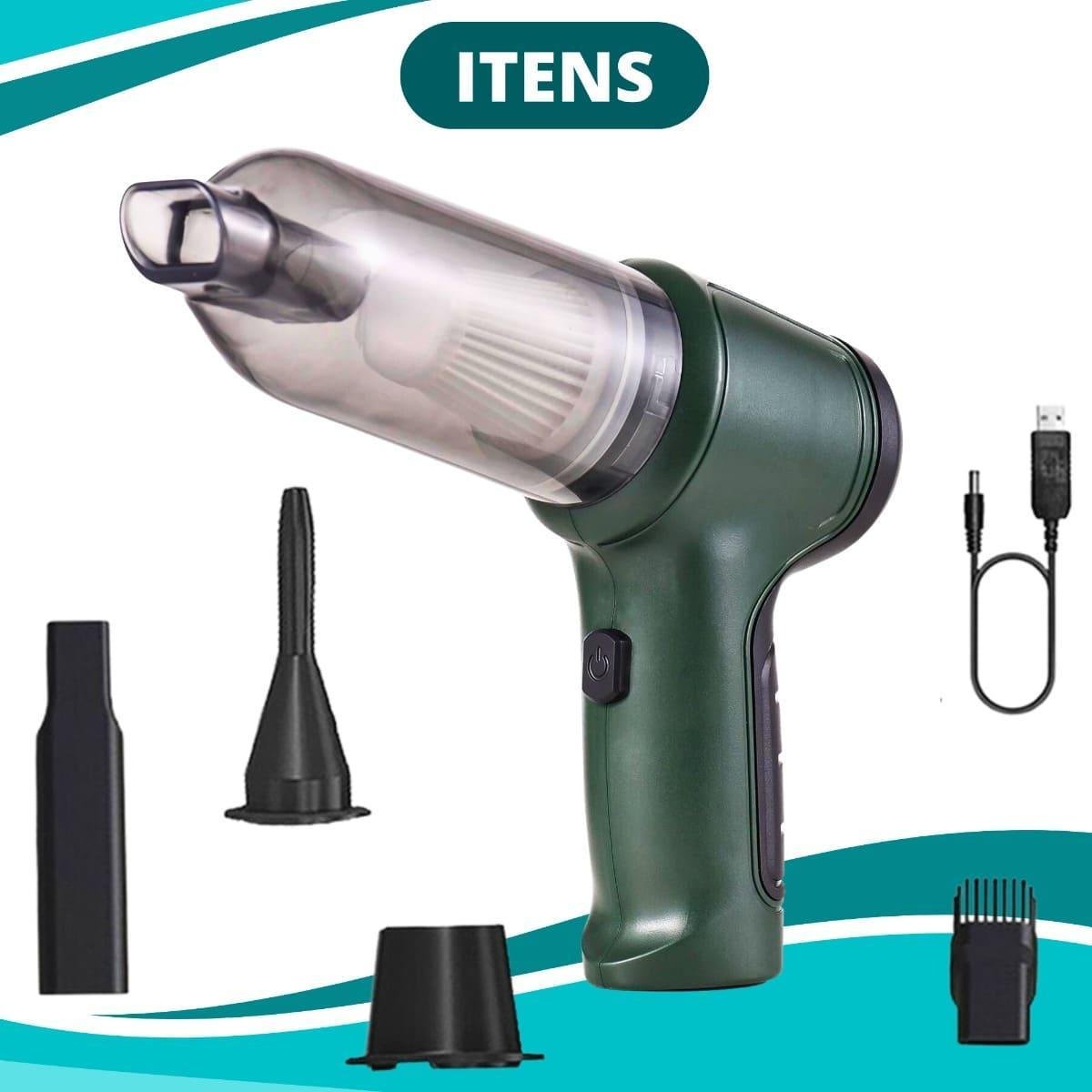 Mini Aspirador Portátil 3 em 1 Linha Premium - 9