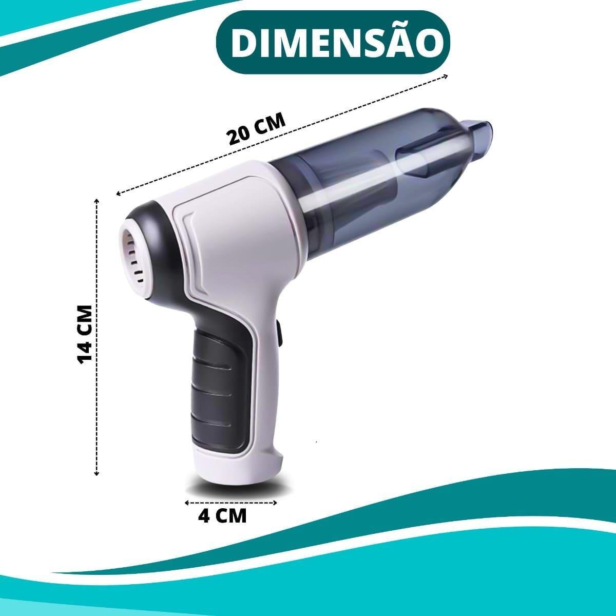 Mini Aspirador Portátil 3 em 1 Linha Premium - 10