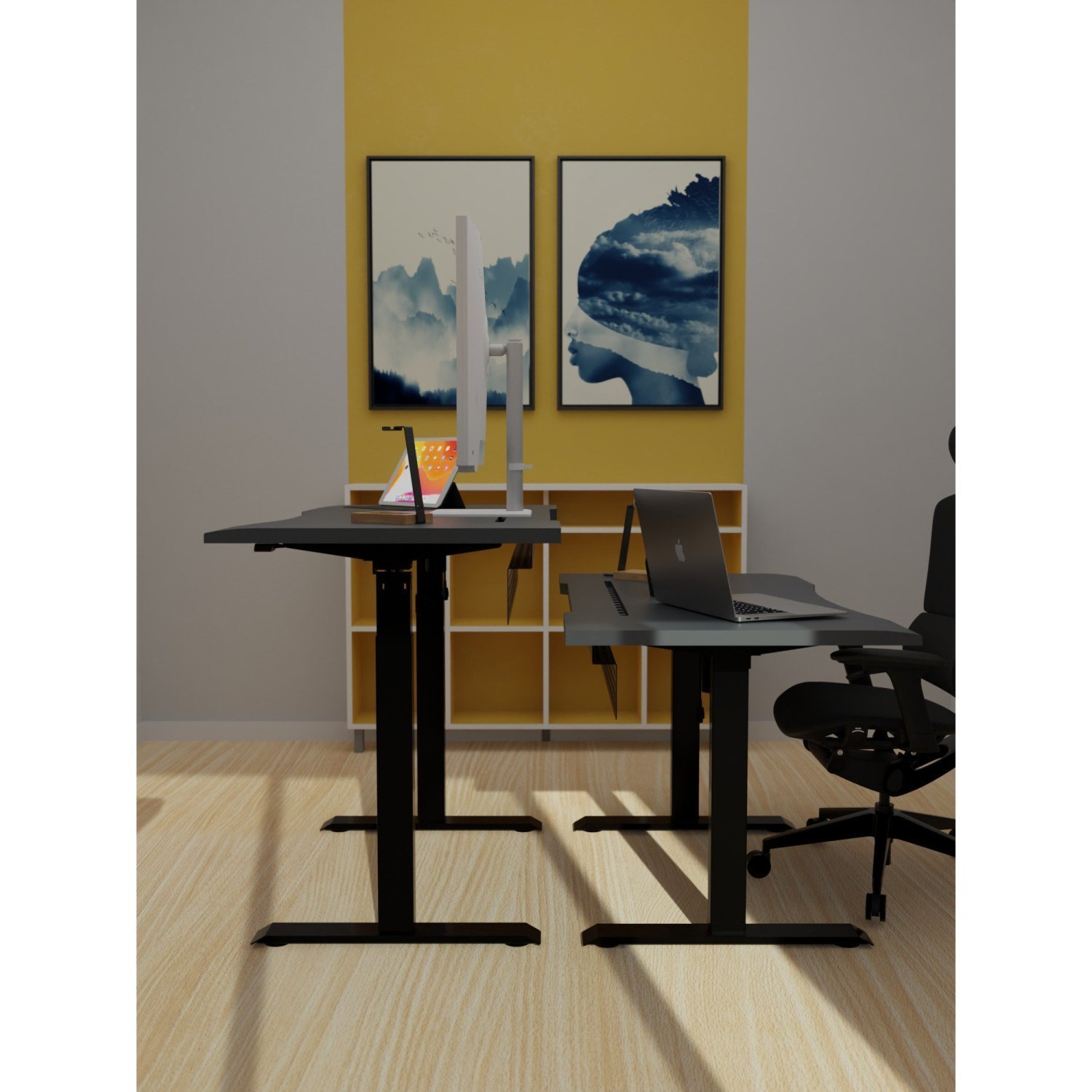 Mesa com Regulagem de Altura Elétrica Misch sem Tampo - 12
