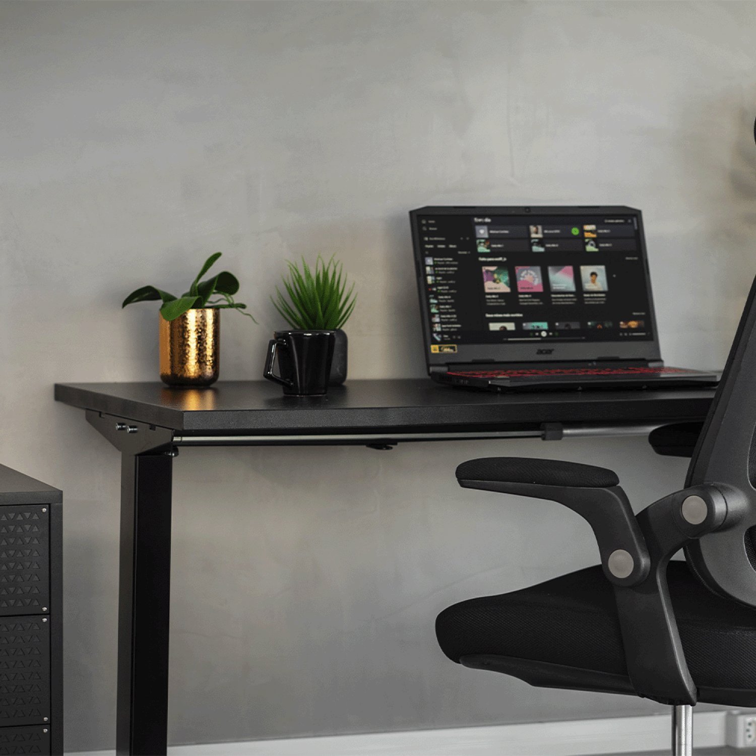 Mesa com Regulagem de Altura Elétrica Misch sem Tampo - 3