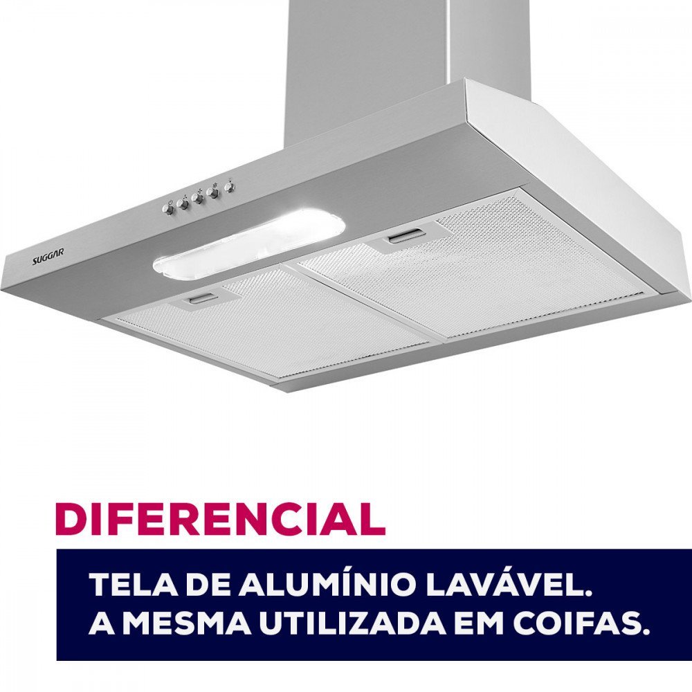 Depurador Top Clean 3 Velocidades 60 cm Suggar - 2