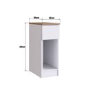 Ver imagem 2 de Mesa Lateral com Gaveta e Nicho Emovell