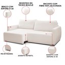 Ver imagem 3 de Sofá 4 Lugares Retrátil Reclinável 230cm Valentim Bouclê K01 - D'rossi