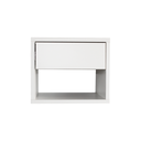 Ver imagem 6 de Mesa de Cabeceira Suspensa em Mdf 01 Gaveta Branco Moveara