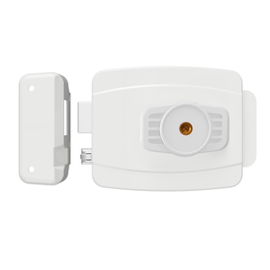 Fechadura AL100R 42mm sem botão 12V tetra branca AGL