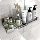 Ver imagem 1 de Porta Shampoo Com Ventosa Suporte Banheiro Inox ELG