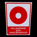 Ver imagem 2 de Placa de Sinalização Alarme de Incendio 20x20 Cm