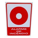 Ver imagem 1 de Placa de Sinalização Alarme de Incendio 20x20 Cm