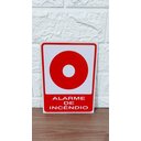Ver imagem 3 de Placa de Sinalização Alarme de Incendio 20x20 Cm
