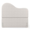 Ver imagem 5 de Cabeceira Orgânica Cama Box Casal Padrão Sea 140cm com Frame Bouclé Off White - Desk Design