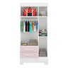 Guarda Roupa Infantil 3 Portas e 2 Gavetas Kit Cat - 2
