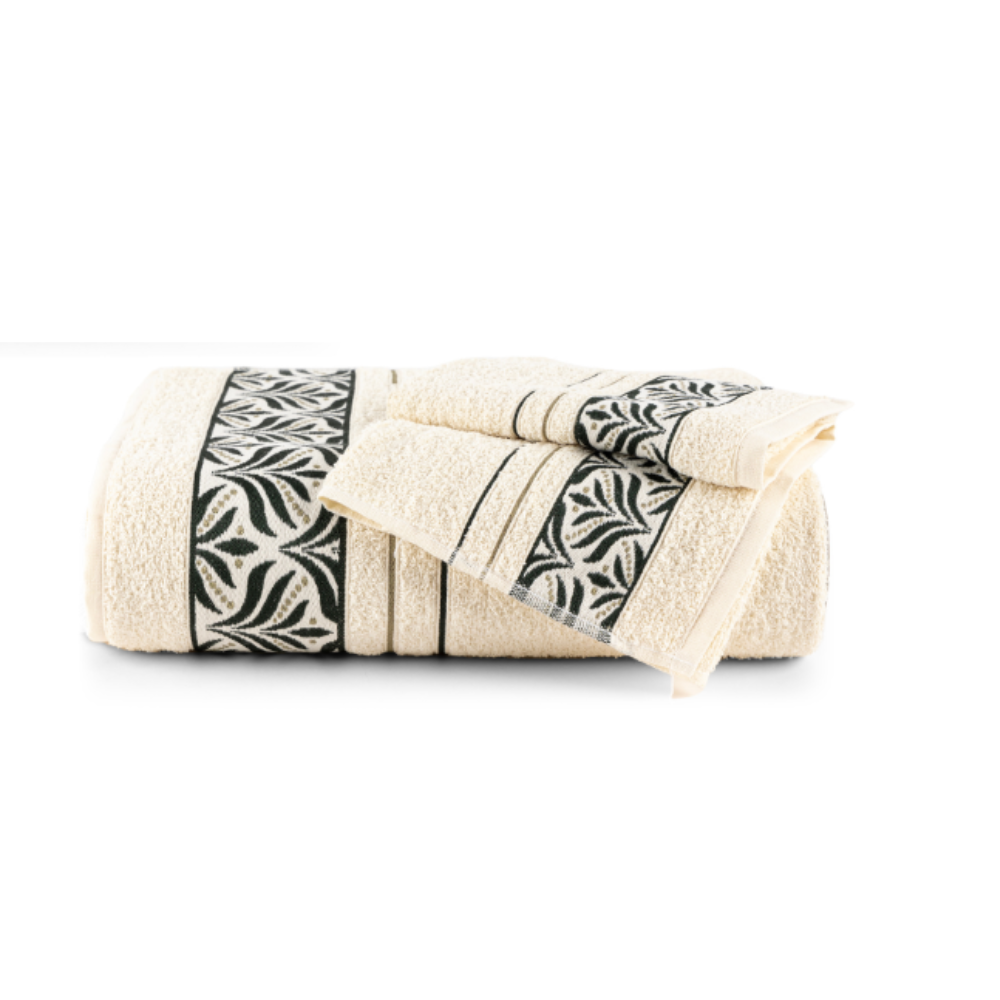 Kit de Toalhas Banho e Rosto 100% Algodão Sintra 2 Peças:nude