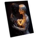 Ver imagem 1 de Quadro Decorativo Casal Fios de Metal
