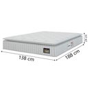 Ver imagem 4 de Cama Box Baú Casal Colchão Espuma D33 Pillow Top Van Gogh 138x188x65cm Branco Hellen