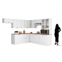 Ver imagem 5 de Cozinha Completa 10 Peças 18 Portas 2 Gavetas Com Torre Quente Unna Yescasa