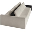 Ver imagem 7 de Sofá Ilha Modular para Sala 342cm com Puff Dublin K01 Bouclê Creme e Sintético Preto - Lyam Decor