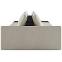 Ver imagem 6 de Sofá Ilha Modular para Sala 342cm com Puff Dublin K01 Bouclê Creme e Sintético Preto - Lyam Decor
