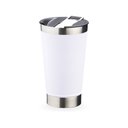 Ver imagem 1 de Copo Térmico de Aço Inox com Tampa Abridor 500ml - Brava Branco