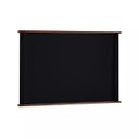 Ver imagem 2 de Conjunto Rack 60503 + Painel 50513 para Sala Pés Luiz Xv 2 Gavetas 2 Portas - Preto/imbuia