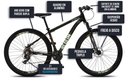 Ver imagem 5 de Bicicleta Colli Berlim Aro 29 Shimano 21 Marchas Preto/branco