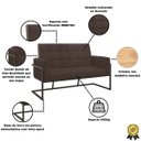 Ver imagem 4 de Jogo 2 Poltronas 1 Namoradeira para Área Externa Confortável Varanda Alta Qualidade Resistente