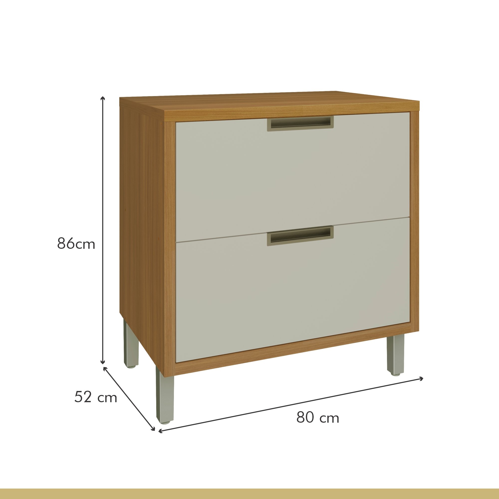 Cozinha 6 Peças Ripado Imperatriz  100% Mdf - 14