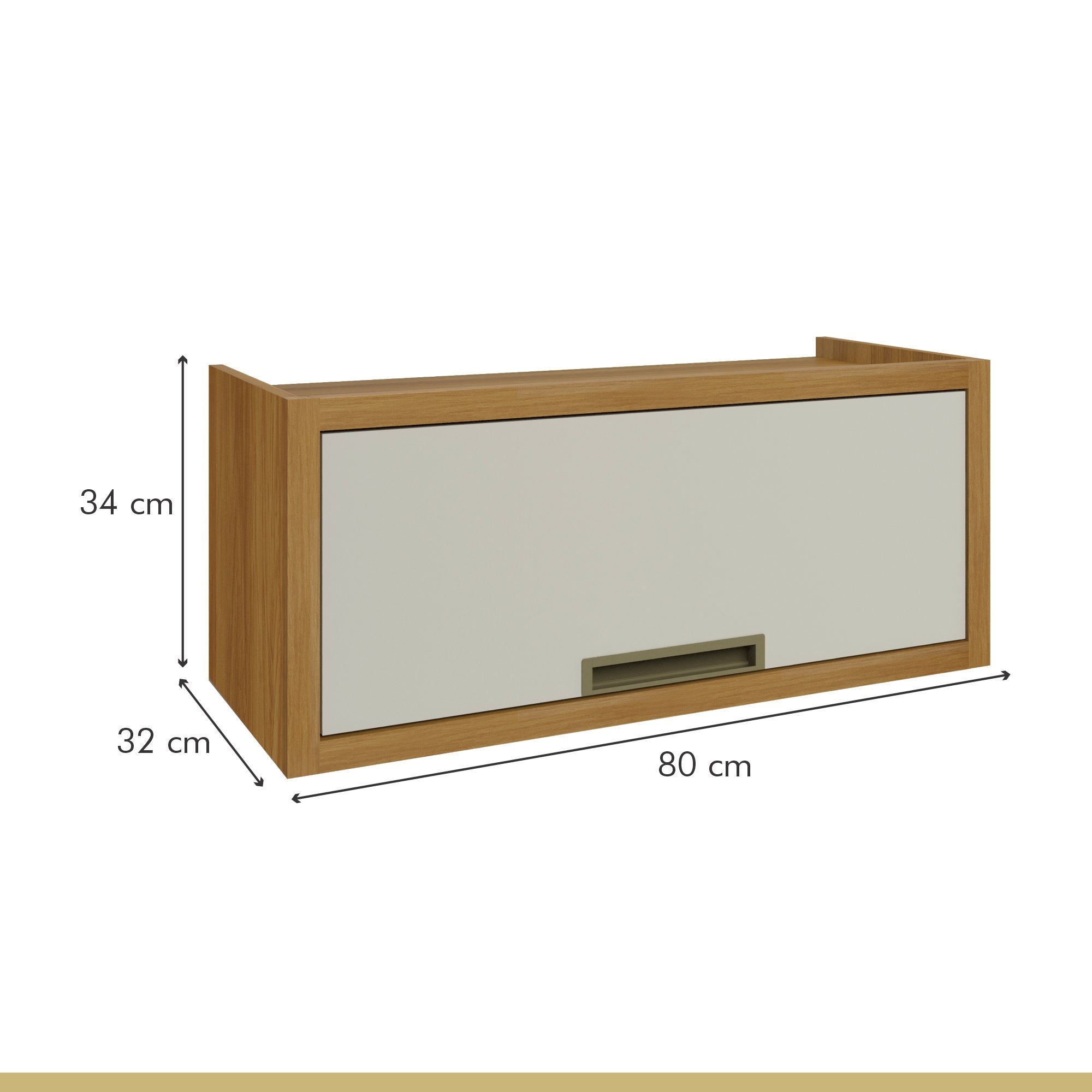 Cozinha 6 Peças Ripado Imperatriz  100% Mdf - 16