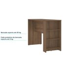 Ver imagem 2 de Bancada Mesa Gourmet Para Cozinha 150cm X 97cm Suprema