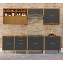Ver imagem 1 de Cozinha 6 Peças Ripado Imperatriz  100% Mdf