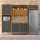 Ver imagem 1 de Cozinha 4 Peças Ripado Imperatriz  100% Mdf