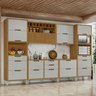Cozinha 6 Peças 2 Paneleiros Ripado Imperatriz  100% Mdf - 1