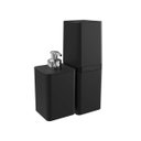 Ver imagem 5 de Kit Dispenser de Sabonete Líquido e Porta Creme Dental Stolf Smile Preto