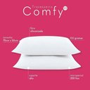 Ver imagem 3 de Kit 02 Travesseiros Comfy Suporte Alto - Branco