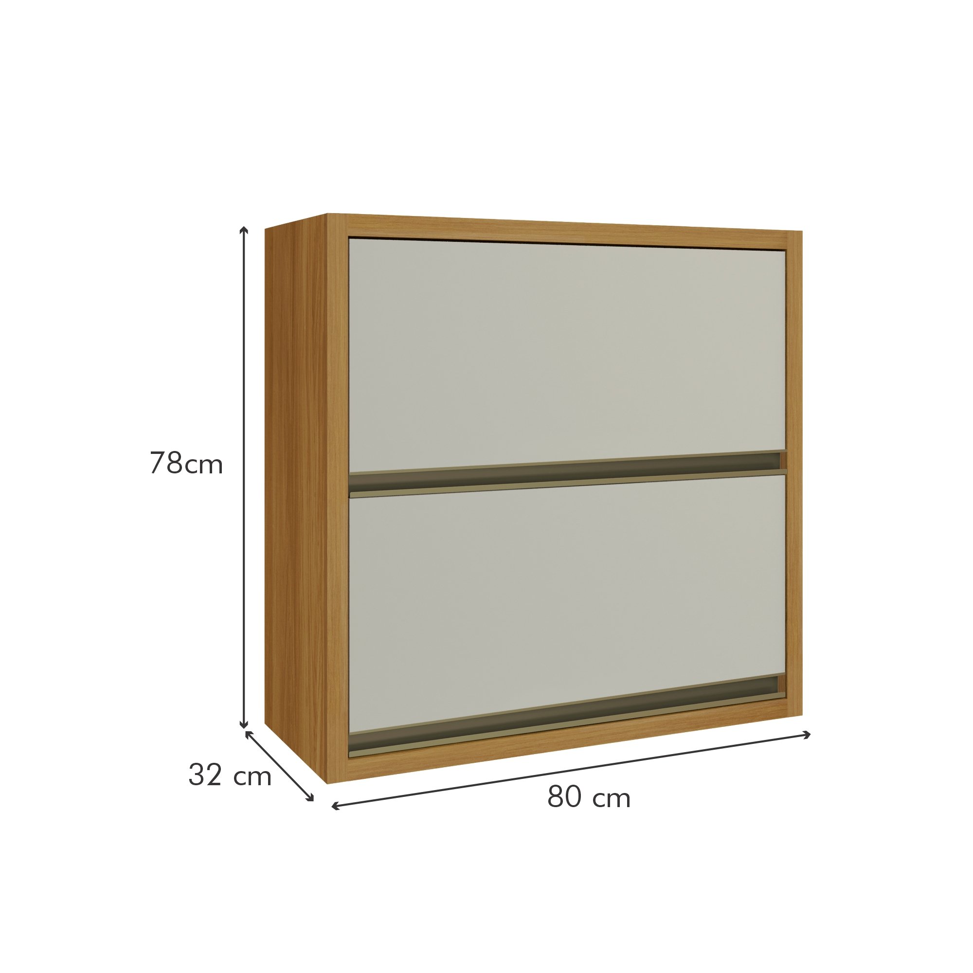 Cozinha 6 Peças Ripado Baronesa  100% Mdf - 16