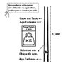 Cavadeira Articulada Cabo Tubo em Aço Carbono 150cm - 2