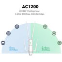Ver imagem 2 de Antena Extensor Wifi Repetidor 1200mb Uso Externo 500metros