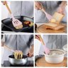 Jogo de Cozinha 12 Peças Madeira Silicone Concha Espatula Fouet Colher Talheres Utensilio Apoio Prep - 7
