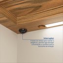 Ver imagem 5 de Rack para TV até 75 Polegadas com LED MDF 181cm 2 Portas Fita Cronos CabeCasa MadeiraOriginals Off White
