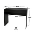 Ver imagem 4 de Mesa Escrivaninha Computador Notebook 90x42cm 1 Gaveta