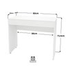 Mesa Escrivaninha Computador Notebook 90x42cm 1 Gaveta - 4