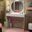 Ver imagem 1 de Mesa Escrivaninha Computador Notebook 90x42cm 1 Gaveta