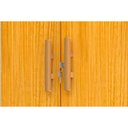 Ver imagem 6 de Armário Sapateira Quarto Iris C- 2 Portas C- Chave Cinamomo-off White - Acp