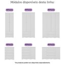 Ver imagem 7 de Berço Americano 3 em 1 com Colchão Incluso e Cômoda 4 Gavetas Realeza Multimóveis Mp4701